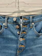 Load image into Gallery viewer, Veronica Beard two tone Cotton Blend slim kick flare Jeans, Size 26

