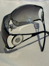 Load image into Gallery viewer, VERSACE Gently Worn black &amp; silver Sunglasses
