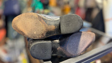 Load image into Gallery viewer, Dan Post Bleached Black Leather Size 10 Shoe
