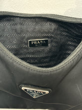 Load image into Gallery viewer, Prada Black Nylon  Mini shoulder Purse
