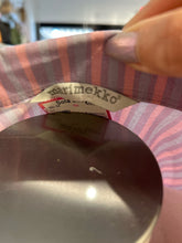 Load image into Gallery viewer, marimekko pink &amp; lavender Cotton striped button down Top, Size M
