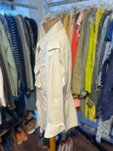 Load image into Gallery viewer, Rag &amp; Bone Ivory Cotton Button Up Rope Tie Jacket
