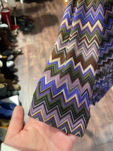 Load image into Gallery viewer, Missoni purple &amp; multi Cashmere Blend Chevron button layering top Top/Cardigan, Size S size missing
