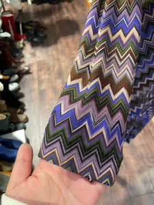 Missoni purple & multi Cashmere Blend Chevron button layering top Top/Cardigan, Size S size missing