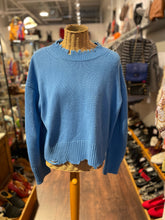 Load image into Gallery viewer, Helmut Lang Blue Wool and cashmere knit Longsleeve Collar Sweater, Size S
