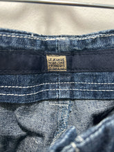 Load image into Gallery viewer, Girbaud Blue Cotton Denim Logo Baggy Jeans, Size 32

