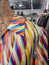 Load image into Gallery viewer, Saloni multi color Silk Print Long sleeve Dress, Size 8
