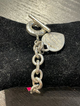 Load image into Gallery viewer, Tiffany &amp; Co Silver Sterling Bracelet W/Heart tag

