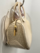 Load image into Gallery viewer, STAUD White Leather Size Medium Handbag Purse
