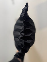 Load image into Gallery viewer, Issey Miyake Black Poly Accordian Size Medium shoulder Purse, NWT
