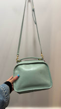 Load image into Gallery viewer, Inspired by mint Leather crossbody Purse
