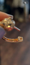 Load image into Gallery viewer, EFFY Gold 14k Diamonds W/Precious Stones Jaguar Earrings
