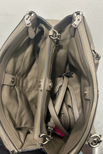 Load image into Gallery viewer, Coach Dune Leather Crossbody Silver Hardware Purse
