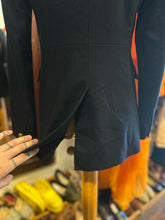 Load image into Gallery viewer, Rag &amp; Bone Navy &amp; Black Wool Blend Epaulets single button Blazer
