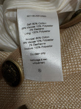 Load image into Gallery viewer, Veronica Beard Beige Cotton Blend Tweed Longsleeve double pockets Blazer, Size 8

