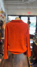 Load image into Gallery viewer, eric bompard Orange Cashmere Longsleeve Buttons Sweater
