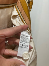Load image into Gallery viewer, zimmermann Marigold Silk Print Wide Leg Pant
