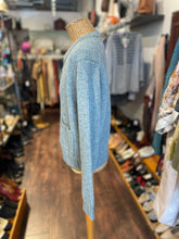 Load image into Gallery viewer, Alex Mill Blue Wool &amp; alpaca Button Up Sweater, Size L
