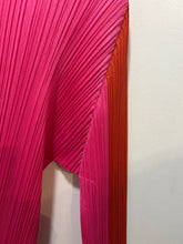 Load image into Gallery viewer, Issey Miyake Pink Poly Pleat Longsleeve Top, Gently Worn underarms, Size S
