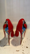 Load image into Gallery viewer, Gimmy Baldinini Red patent  Stiletto Heel, Size 38

