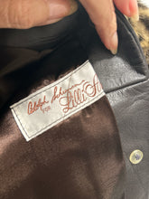 Load image into Gallery viewer, Lilli Ann beige brown Faux Fur Cheetah Button up Leather accent Vintage Vest, Size M/L
