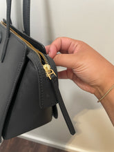 Load image into Gallery viewer, Tory Burch Black Leather gold hardware purse
