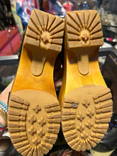 Load image into Gallery viewer, See By Chloe tan, &amp; black Leather Clog Sandal, Size 37
