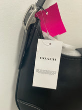 Load image into Gallery viewer, Coach Black silver hardware Small Shoulder Purse, NWT
