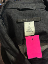 Load image into Gallery viewer, Marc Jacobs dark denim Cotton fit &amp; flare Button up Jacket
