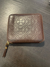 Load image into Gallery viewer, Comme des Garcons Brown Leather star embossed Wallet, Box Included
