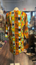 Load image into Gallery viewer, Celine multicolor Viscose Abstract Longsleeve midi Dress
