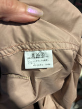 Load image into Gallery viewer, Pleats Please Tan Nylon trench style Button up Jacket, Size M New w/tags
