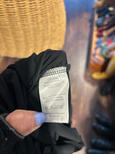 Load image into Gallery viewer, Celine Black Viscose blend Knot v neck Dress, Gently worn, Size 42
