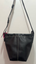 Load image into Gallery viewer, Proenza Schoulder Black Leather contrast stitching Size bucket bag Purse
