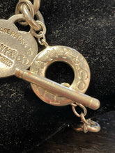 Load image into Gallery viewer, Tiffany &amp; Co Silver Sterling Bracelet W/Heart tag
