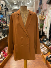 Load image into Gallery viewer, RUTI Terracotta Polyester Blazer, Size L/XL
