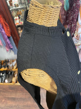 Load image into Gallery viewer, Yacco Maricard Black 100% cotton Assymetrical Buttons Avant-Garde Top, Size 2=M
