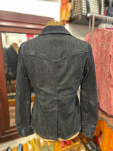 Load image into Gallery viewer, Marc Jacobs dark denim Cotton fit &amp; flare Button up Jacket
