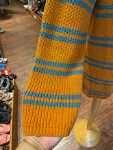Load image into Gallery viewer, Gundrun Sjoden Orange &amp; Blue Cotton Stripe Knit Sweater, Size S
