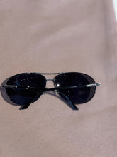 Load image into Gallery viewer, GUCCI black &amp; silver Sunglasses
