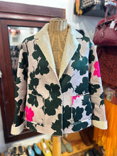 Load image into Gallery viewer, monoplaza Green &amp; Beige Fleece Lined Jacket, Size S
