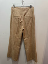 Load image into Gallery viewer, Veronica Beard Beige Cotton Blend Tweed Wide Leg Pant, Size 8

