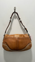 Load image into Gallery viewer, Coach Tan Leather silver hardware Purse
