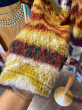 Load image into Gallery viewer, Engineered Garments Red and orange Poly Blend button longsleeve Sweater, Size XS
