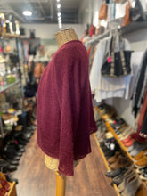 Load image into Gallery viewer, Margaret O&#39;Leary Wine Mohair blend woven tank top W/matching  Sweater, Size 2=M
