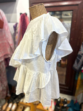 Load image into Gallery viewer, Cinq a' Sept White Cotton Flare NWT Top
