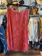 Load image into Gallery viewer, marimekko Pink Polyester pleated Floral Long Skirt
