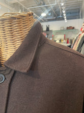 Load image into Gallery viewer, Massimo Dutti Chocolate Wool Blend button down W/Collar Sweater, Size XL
