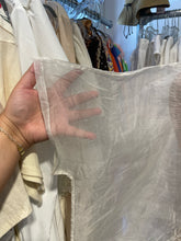 Load image into Gallery viewer, Meg by Design Off white Silk sheer Layering Top, Size One Size
