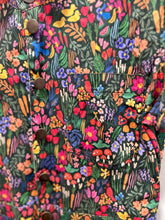 Load image into Gallery viewer, mixed multi color Cotton Blend Floral Short sleeve Jumpsuit
